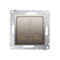 Simon 54 Premium złoty mat - ochronnik przepięciowy D75420.01/44