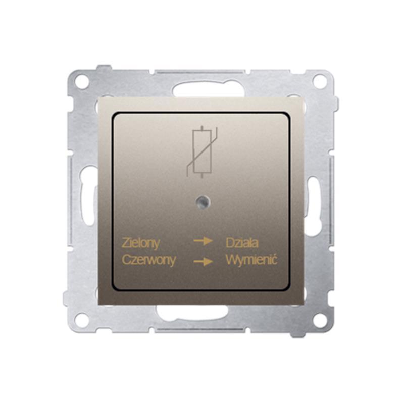 Simon 54 Premium złoty mat - ochronnik przepięciowy D75420.01/44