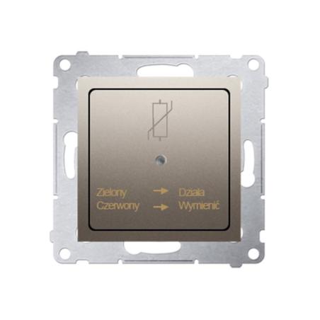 Simon 54 Premium złoty mat - ochronnik przepięciowy D75420.01/44