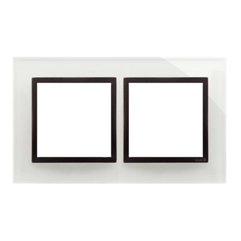 Simon 54 Nature burzowa chmura szkło - ramka podwójna DRN2/72