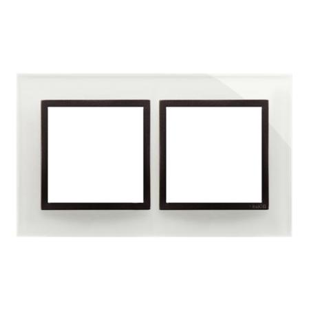 Simon 54 Nature burzowa chmura szkło - ramka podwójna DRN2/72