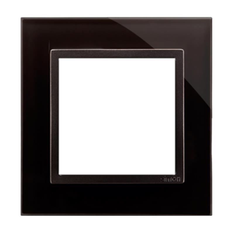 Simon 54 Nature zastygła lawa szkło - ramka pojedyncza DRN1/73