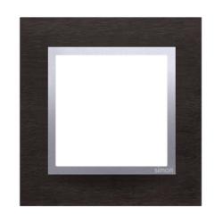 Simon 54 Nature inox yin metal - ramka pojedyncza DRN1/78