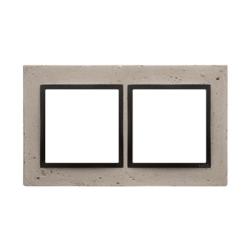 Simon 54 Nature Funda mente beton - ramka podwójna DRN2/93