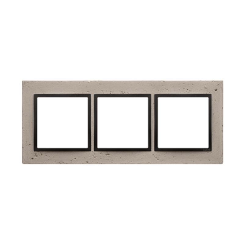 Simon 54 Nature Funda mente beton - ramka potrójna DRN3/93
