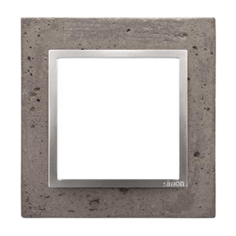 Simon 54 Nature Mokra robota beton - ramka pojedyncza DRN1/96