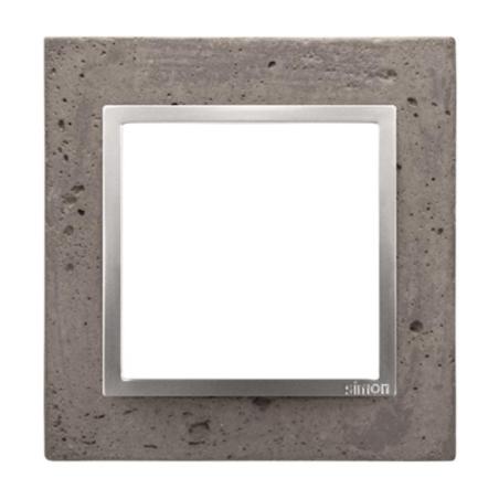 Simon 54 Nature Mokra robota beton - ramka pojedyncza DRN1/96