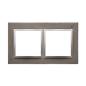 Simon 54 Nature Mokra robota beton - ramka podwójna DRN2/96