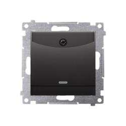 Simon 54 Premium czarny mat - łącznik hotelowy DWH1.01/49