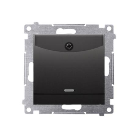 Simon 54 Premium czarny mat - łącznik hotelowy DWH1.01/49