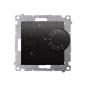 Simon 54 Premium czarny mat - regulator temperatury z czujnikiem wew. DRT10W.02/49
