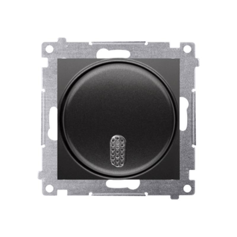 Simon 54 Premium czarny mat - dzwonek elektroniczny 230V DDS1.01/49