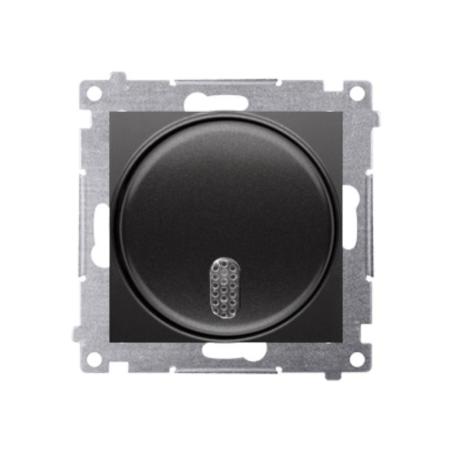 Simon 54 Premium czarny mat - dzwonek elektroniczny 8-12V DDT1.01/49