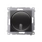 Simon 54 Premium czarny mat - dzwonek elektroniczny 8-12V DDT1.01/49