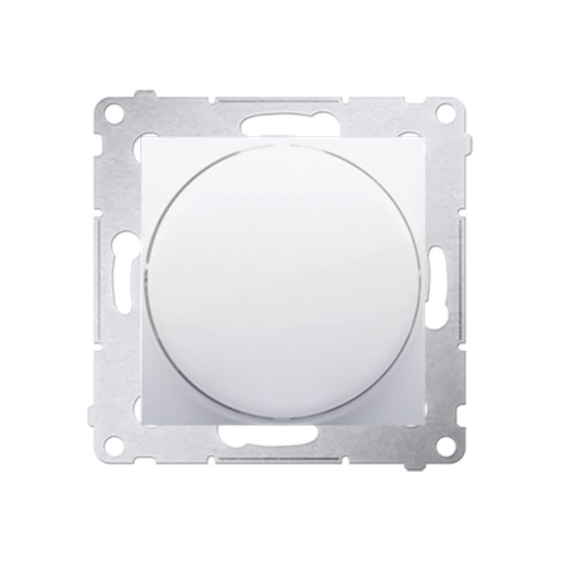 Simon 54 Premium biały - ściemniacz naciskowo-obrotowy LED DS9L.01/11