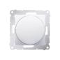 Simon 54 Premium biały - ściemniacz naciskowo-obrotowy LED DS9L.01/11