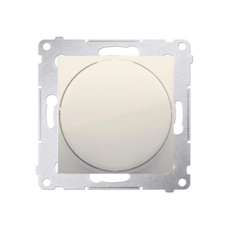 Simon 54 Premium kremowy - ściemniacz naciskowo-obrotowy LED DS9L.01/41