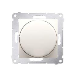 Simon 54 Premium kremowy - ściemniacz naciskowo-obrotowy LED DS9L.01/41 Kontakt-Simon