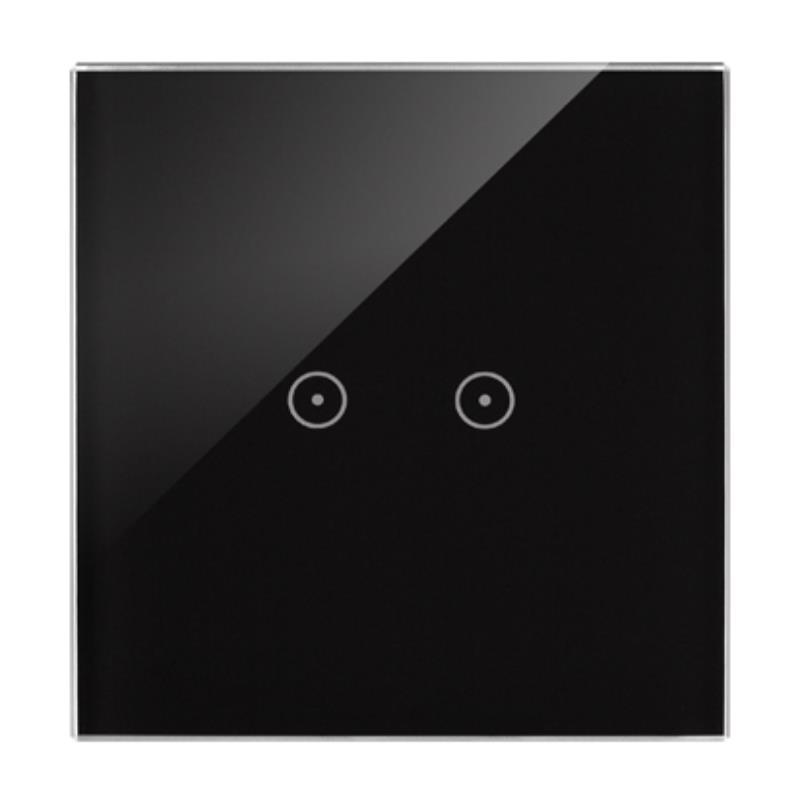 Simon 54 Touch  - Panel dotykowy 1 moduł 2 pola dotykowe poziome, zastygła lawa