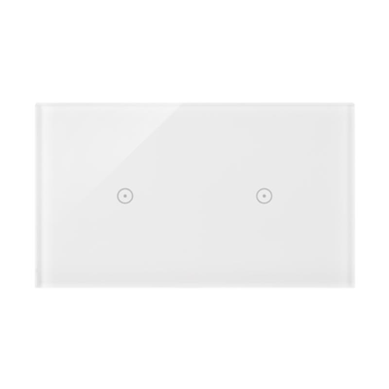 Simon 54 Touch - Panel dotykowy 2 moduły 1 pole dotykowe, 1 pole dotykowe, biała perła