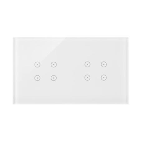 Simon 54 Touch - Panel dotykowy 2 moduły 4 pola dotykowe, 4 pola dotykowe, biała perła