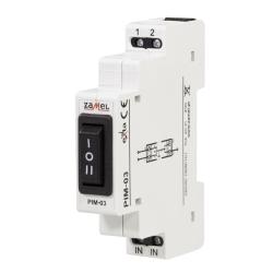 Przełącznik instalacyjny I-0-II 230V PIM-03 Zamel