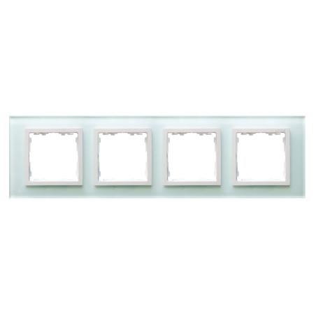 Simon 82 Nature - (seria szkło) - ramka 4-krotna - natural - 82647-60