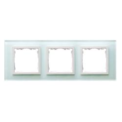 Simon 82 Nature - (seria szkło) - ramka 3-krotna - biała - 82637-30 Kontakt-Simon