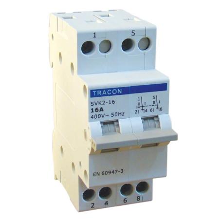 Przełącznik źródła zasilania SVK2-16 16A 2P