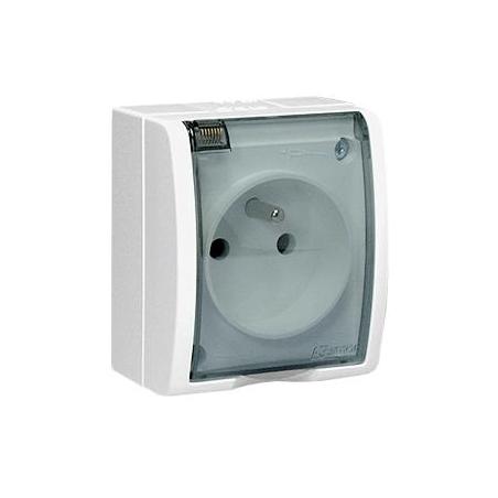 Simon Aquarius - gniazdo wtyczkowe z uziemieniem AQGZ1/11a Kontakt-Simon
