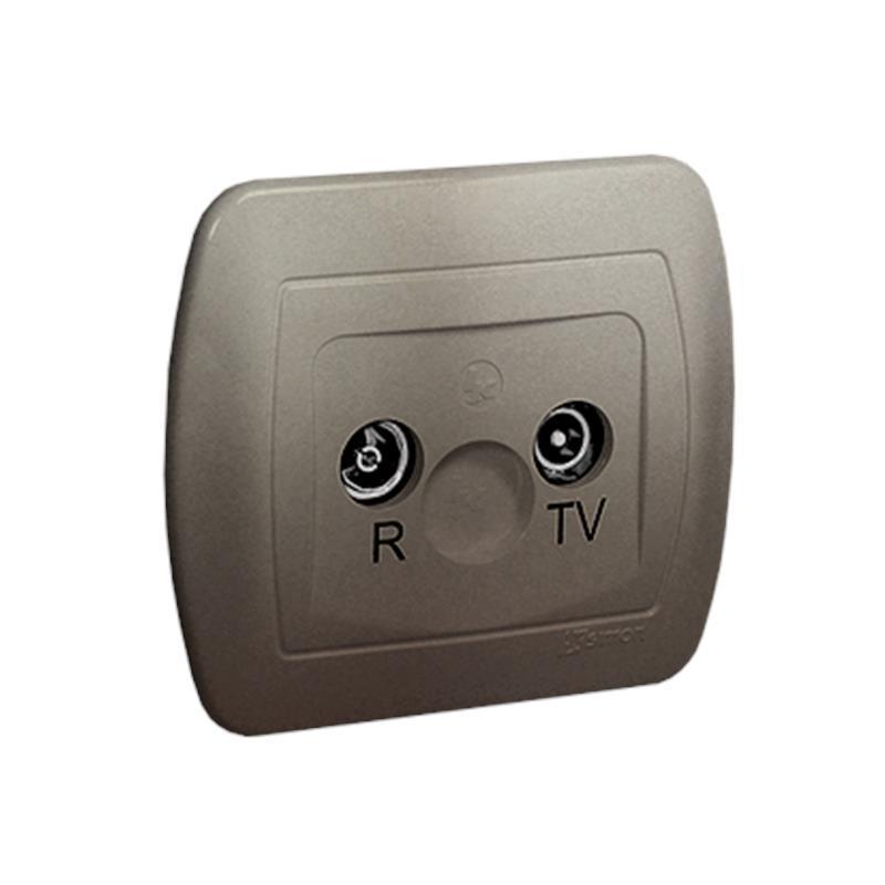 Simon Akord satyna - gniazdo antenowe RTV końcowe AAK/29