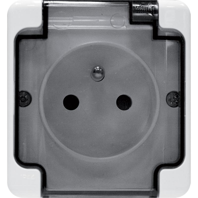 Kos Bryza biały - gniazdo pojedyncze 2P+Z - 181432