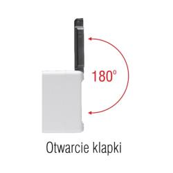 Kos Bryza biały - gniazdo potrójne 3x2P+Z - 180440 Kos Elektro System