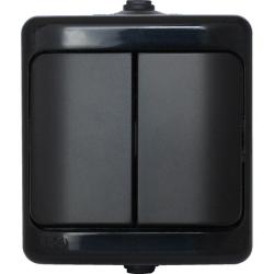 Kos Bryza czarny - łącznik świecznikowy - 180905 Kos Elektro System