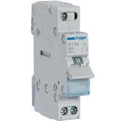 Przełącznik źródła zasilania I-0-II SFT125 25A 1P Hager