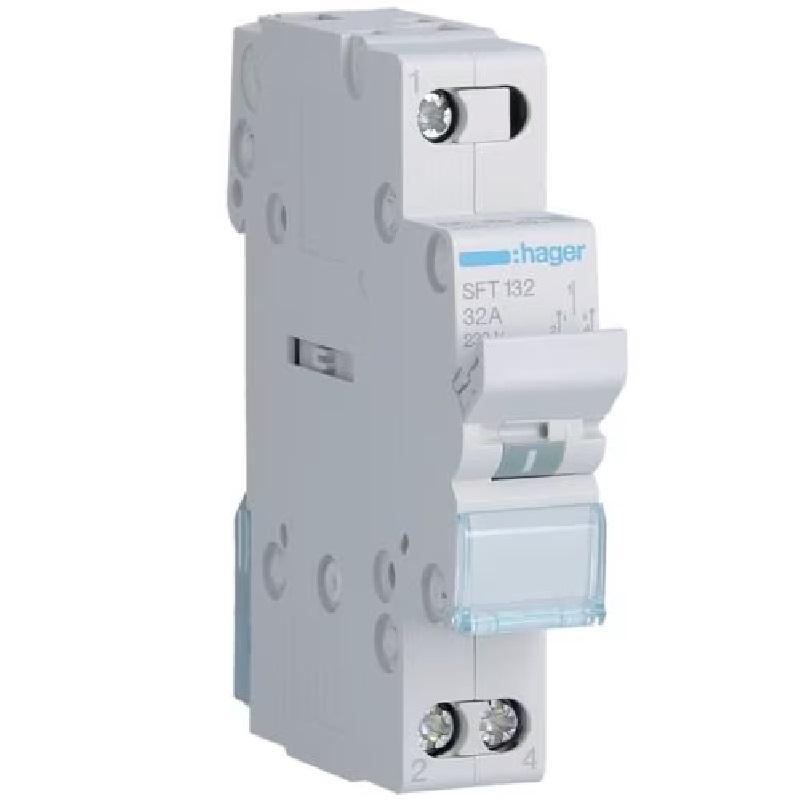Przełącznik źródła zasilania I-0-II SFT132 32A 1P Hager