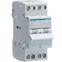 Przełącznik źródła zasilania I-0-II SFT225 25A 2P Hager