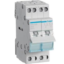 Przełącznik źródła zasilania I-0-II SFB225 25A 2P Hager