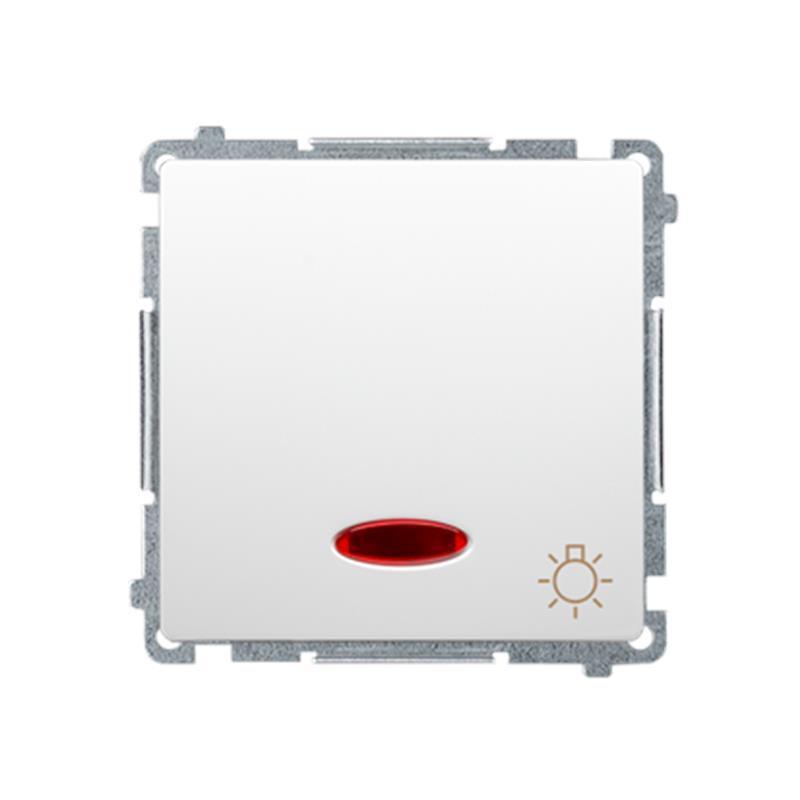 Simon Basic biały - przycisk światło z podświeleniem BMS1L.01/11