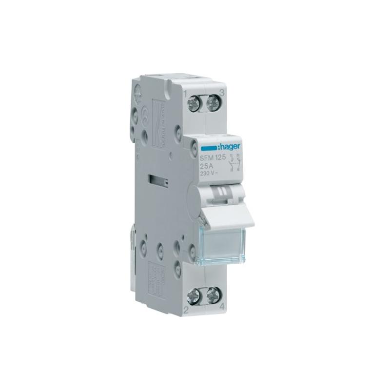 Przełącznik źródła zasilania I-II SFM125 25A 1P Hager