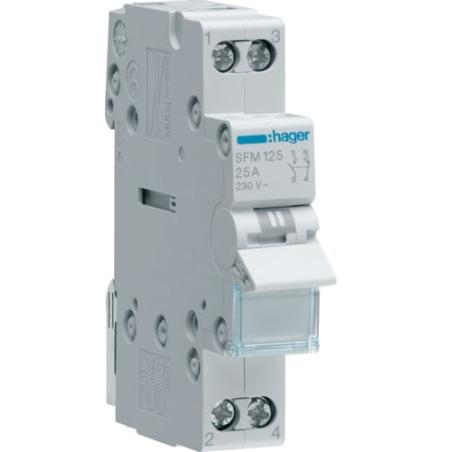 Przełącznik źródła zasilania I-II SFM125 25A 1P Hager