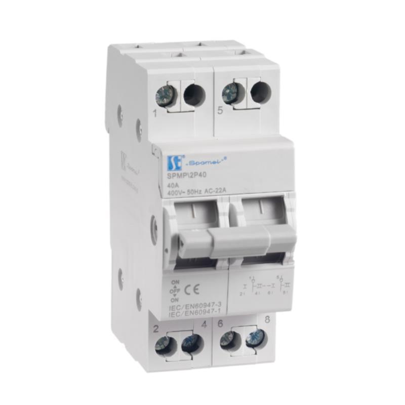 Przełącznik źródła zasilania I-0-II SPMP 2P 40A
