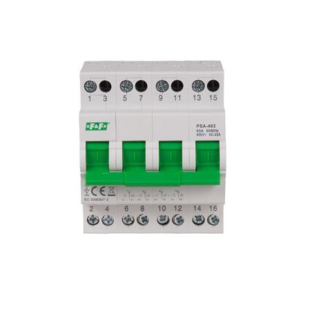 Przełącznik źródła zasilania I-0-II PSA-463 63A 4P