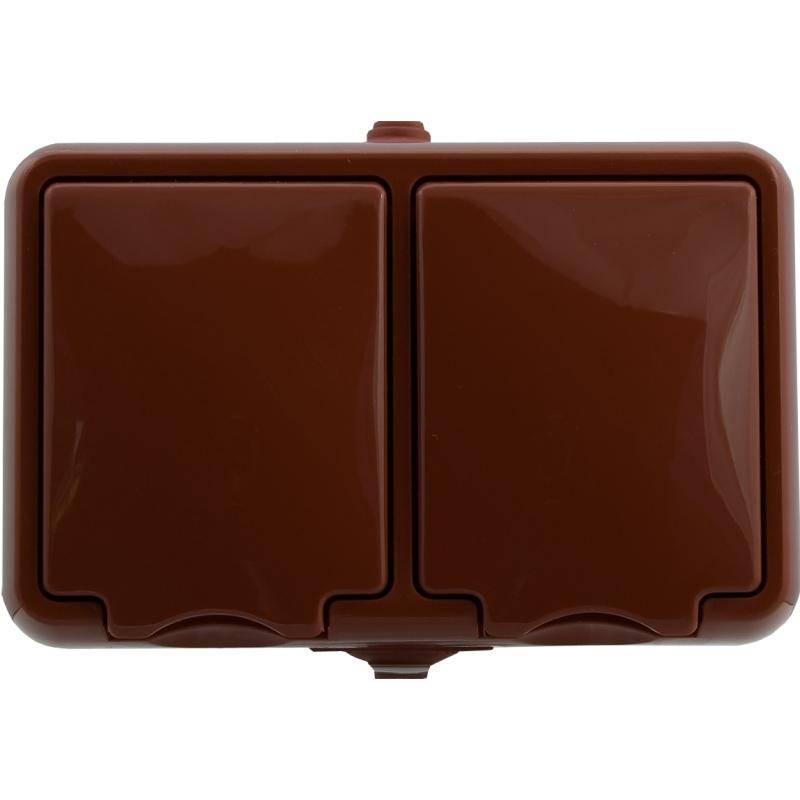 Kos Hydro Line klinkier - gniazdo podwójne GH 232