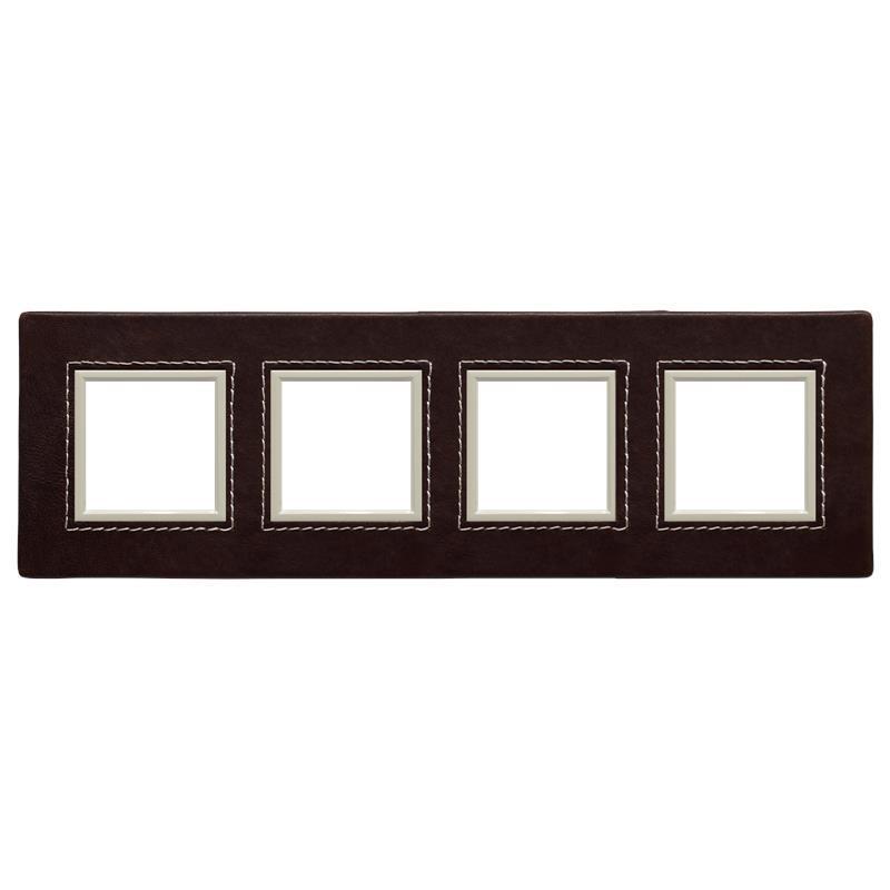 Kos Dante choco - ramka skórzana 4