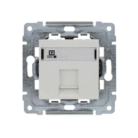 Kos Dante biały - gniazdo komputerowe