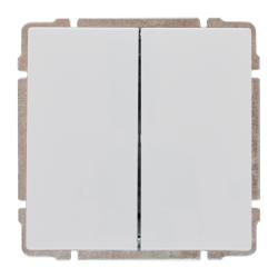 Kos 66 biały - łącznik świecznikowy Kos Elektro System