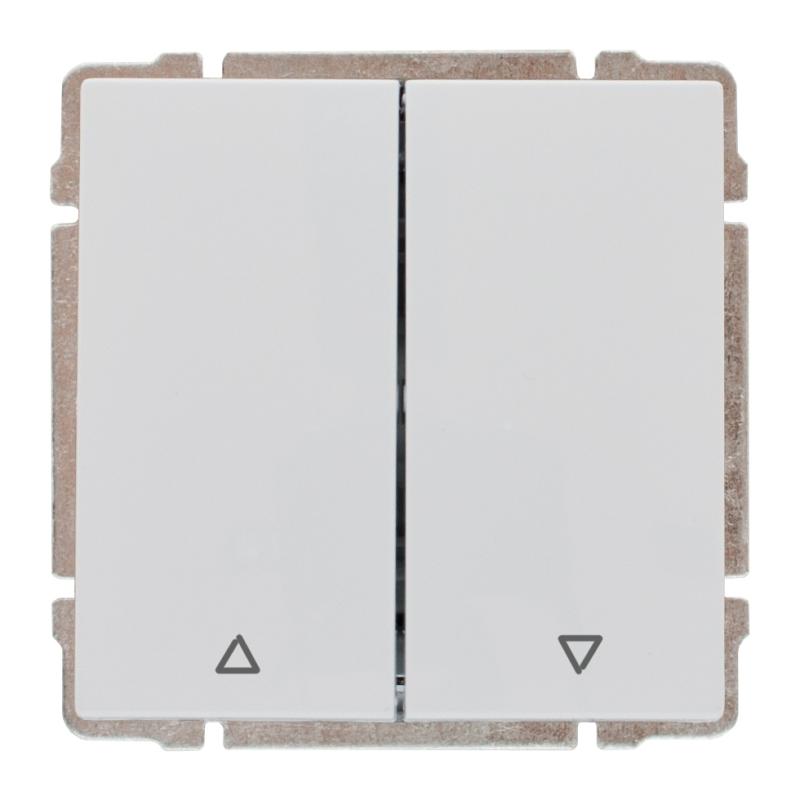 Kos 66 biały - przycisk żaluzjowy