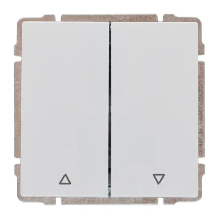 Kos 66 biały - przycisk żaluzjowy