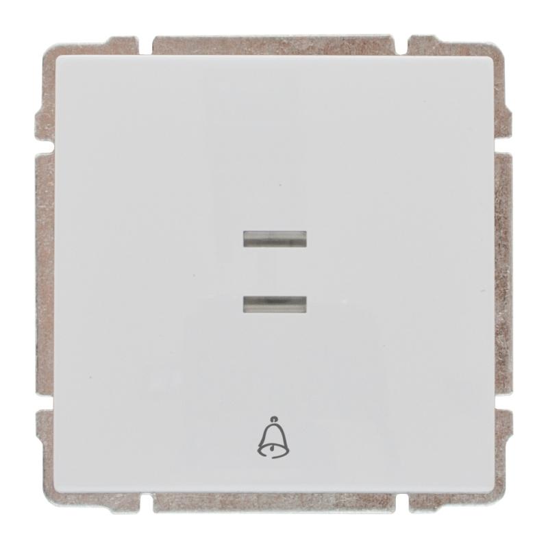 Kos 66 biały - przycisk dzwonkowy (p) Kos 66 biały - przycisk dzwonkowy (p)